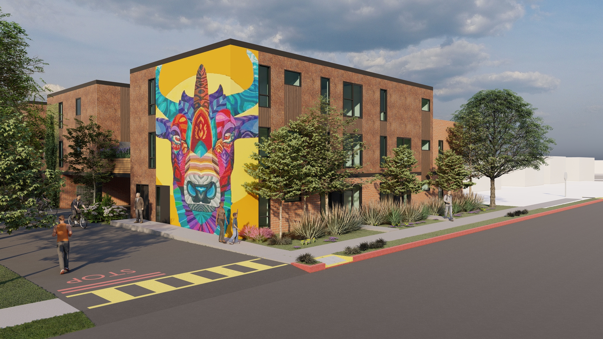 Get a Cash Offer Today 62 990 Sheridan Mural Sideview Bull Rendering