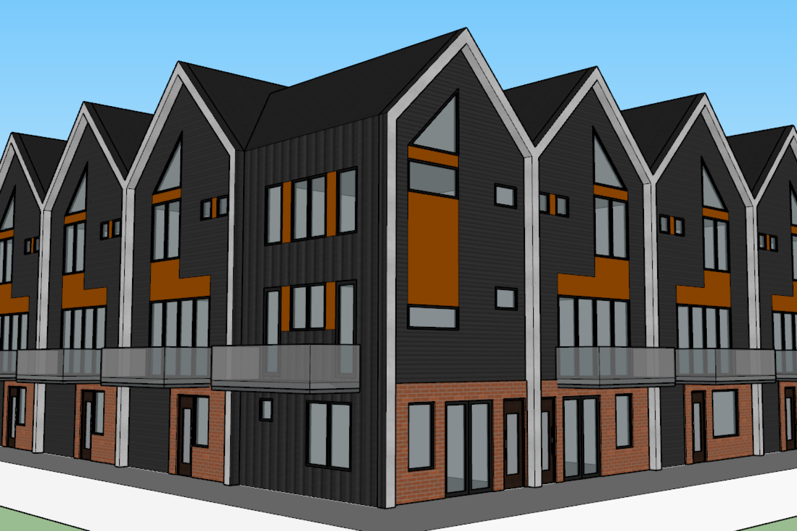 4701 Iliff Rendering Exterior Side Angle